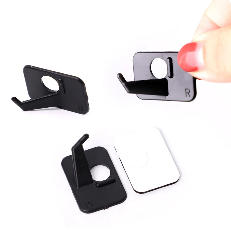Soporte de flecha de plástico de 6 piezas para mano derecha e izquierda, adhesivo para arco recurvo de caza, accesorio para arco de tiro con arco - imagen 3