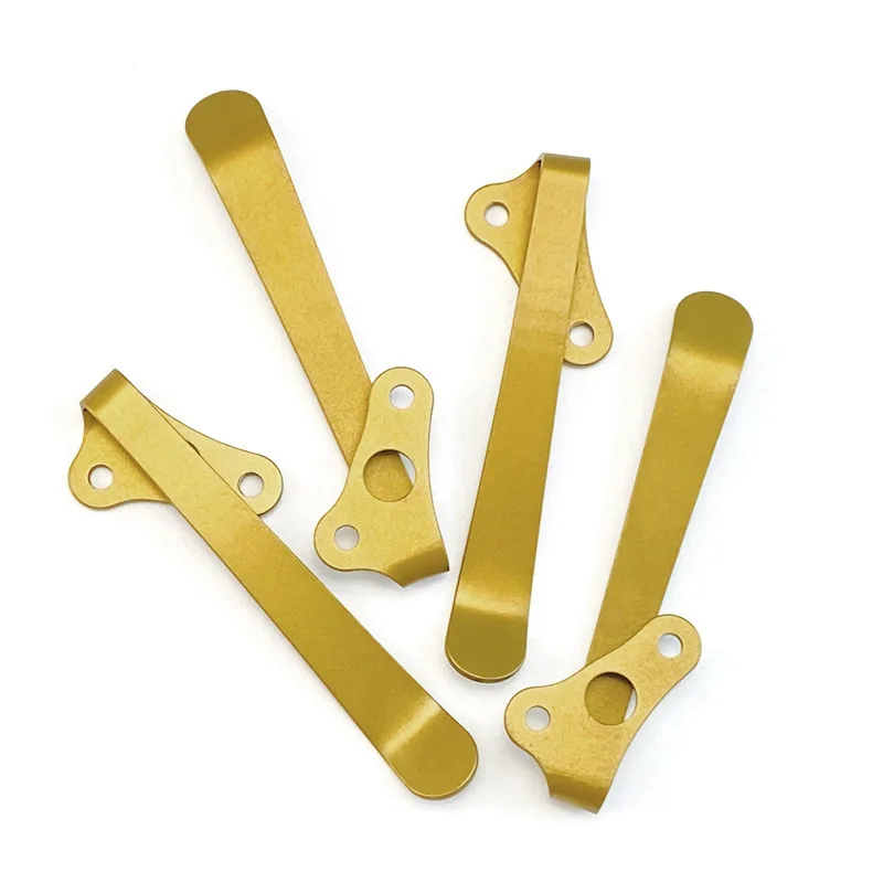 Cuchillo de titanio personalizado CNC de 3 colores, Clip de bolsillo estándar para cuchillos Demko AD20 AD20.5, piezas de accesorios de repuesto DIY - imagen 3