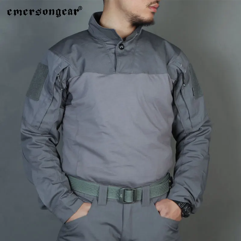 Emersongear-Conjuntos de uniformes de asalto táctico para hombre, trajes de combate, Tops, pantalones Cargo, camisa, pantalones, caza al aire libre, Milsim WG - imagen 5