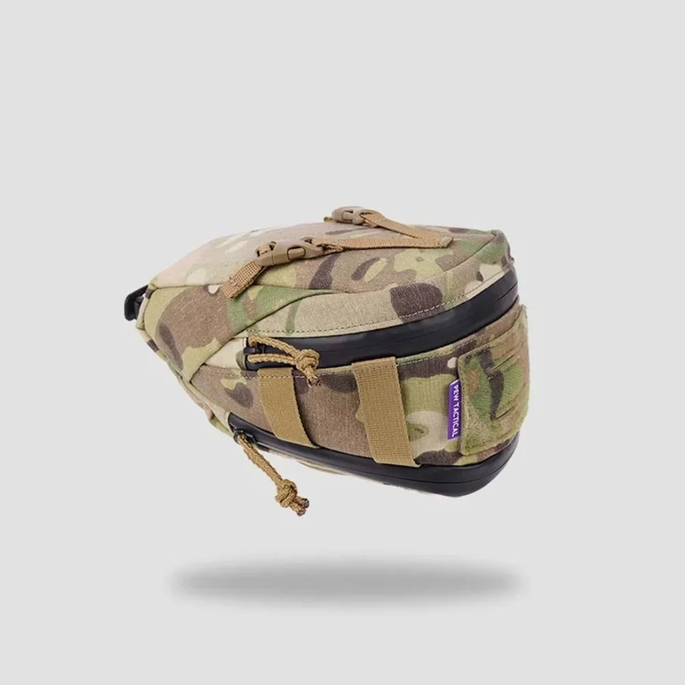 Pew-Bolsa táctica para asiento de bicicleta para deportes al aire libre, bolsa para sillín de bicicleta de montaña y carretera, bolsa de almacenamiento de artículos diversos