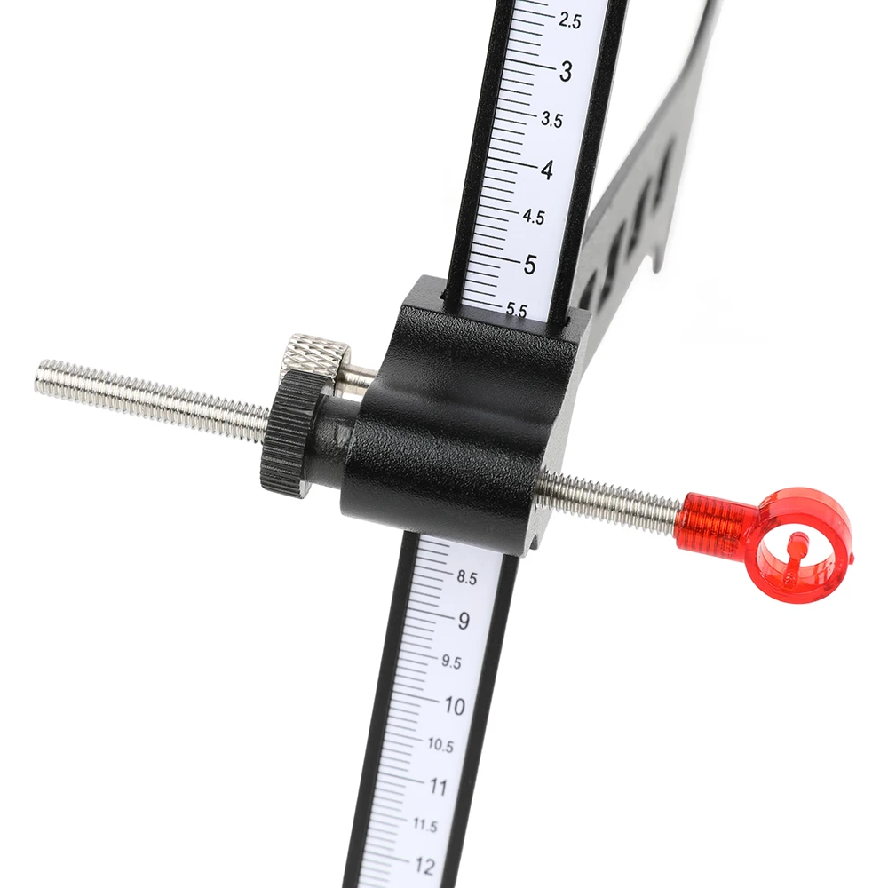 Mira de arco recurvo, ajuste de aleación de aluminio negro para arco recurvo, tiro con arco, objetivo, caza - imagen 5