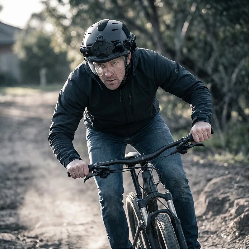 Casco Táctico Wendy 3.0 con Gafas, Carcasa de ABS, Lente de PC Ajustable Antivaho, Casco Protector de Combate para Airsoft y Paintball - imagen 5