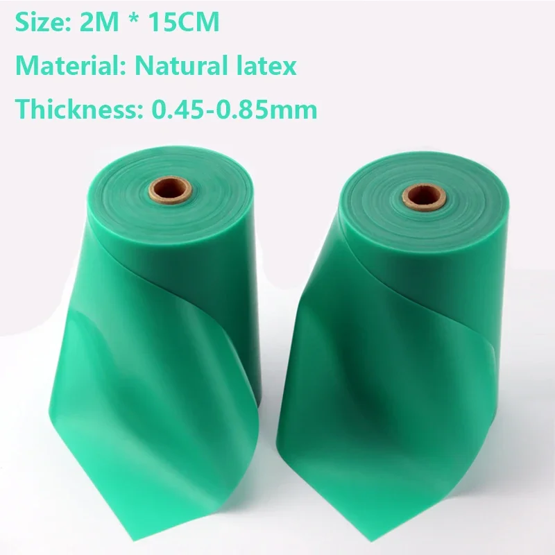 Tirachinas con bandas de goma planas, 0,45-0,85mm, 2M, Material de látex Natural, alta resistencia al desgaste, accesorios para tirachinas - imagen 2