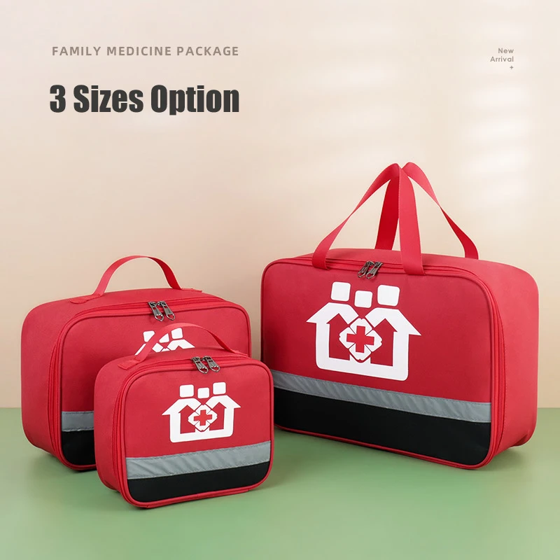 Bolsa portátil de almacenamiento de píldoras de medicina para el hogar, Kit de primeros auxilios, Kits de emergencia médica, organizador de cápsulas de supervivencia, al aire libre - imagen 3