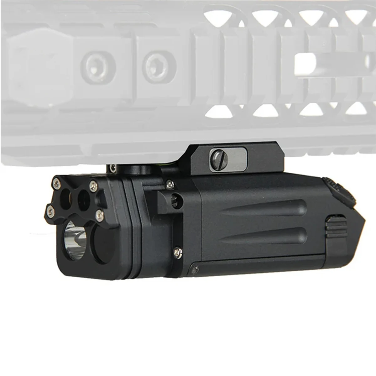 Linterna LED táctica de DBAL-PL, luz blanca estroboscópica de caza con iluminador IR para riel de 20mm, 400 lúmenes - imagen 4