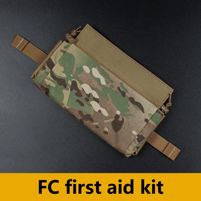 Bolsa para traumatismos de tipo separado, botiquín de primeros auxilios, bolsa de cinturón rápida Individual, chaleco Airsoft, portador de placa, bolsas de cintura, accesorios de equipo ﻿ - imagen 2