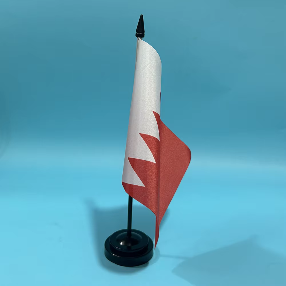 Bandera nacional de Baréin para escritorio en poliéster - imagen 5