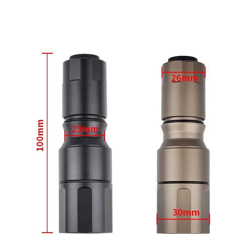 Airsfot-linterna táctica Cloud Defens MCH, soporte para casco de mano, Clip para auriculares, lámpara LED de 1000LM, arma, luz de explorador - imagen 5