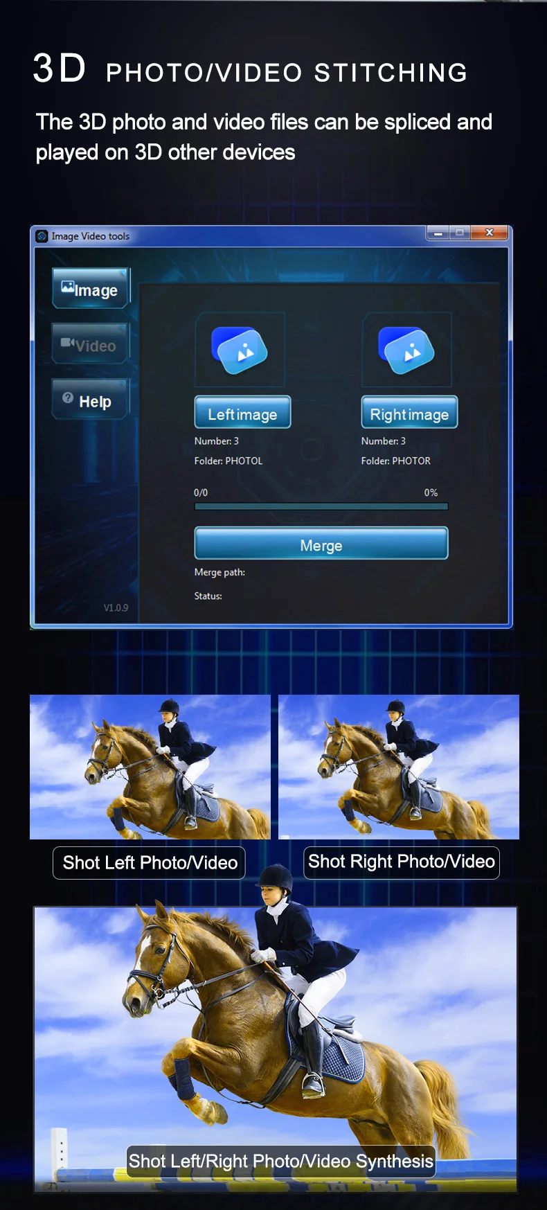 Binoculares de visión nocturna con efecto 3DVR de ojo desnudo con brújula Digital VRNV331 4K 700m 5000mAh Zoom Digital gafas de caza infrarrojas - imagen 5