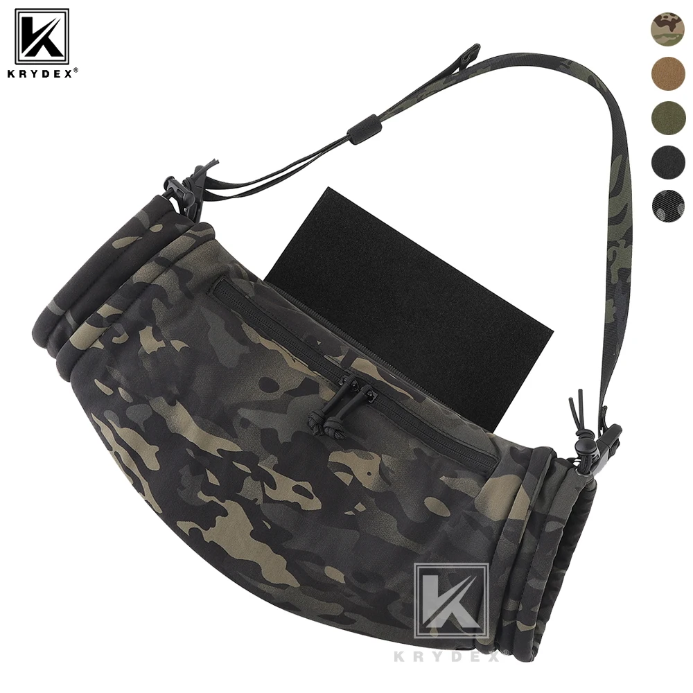 KRYDEX Bolsa calentadora de manos, manguito táctico de invierno con forro polar Sherpa, equipo resistente al agua para clima frío para acampar al aire libre, - imagen 2