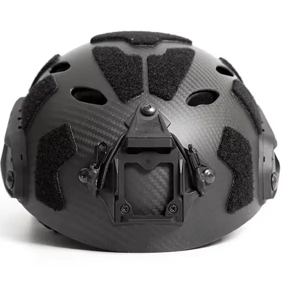 Casco con tapa con textura de fibra de carbono compuesta FMA FAST SF L/XL