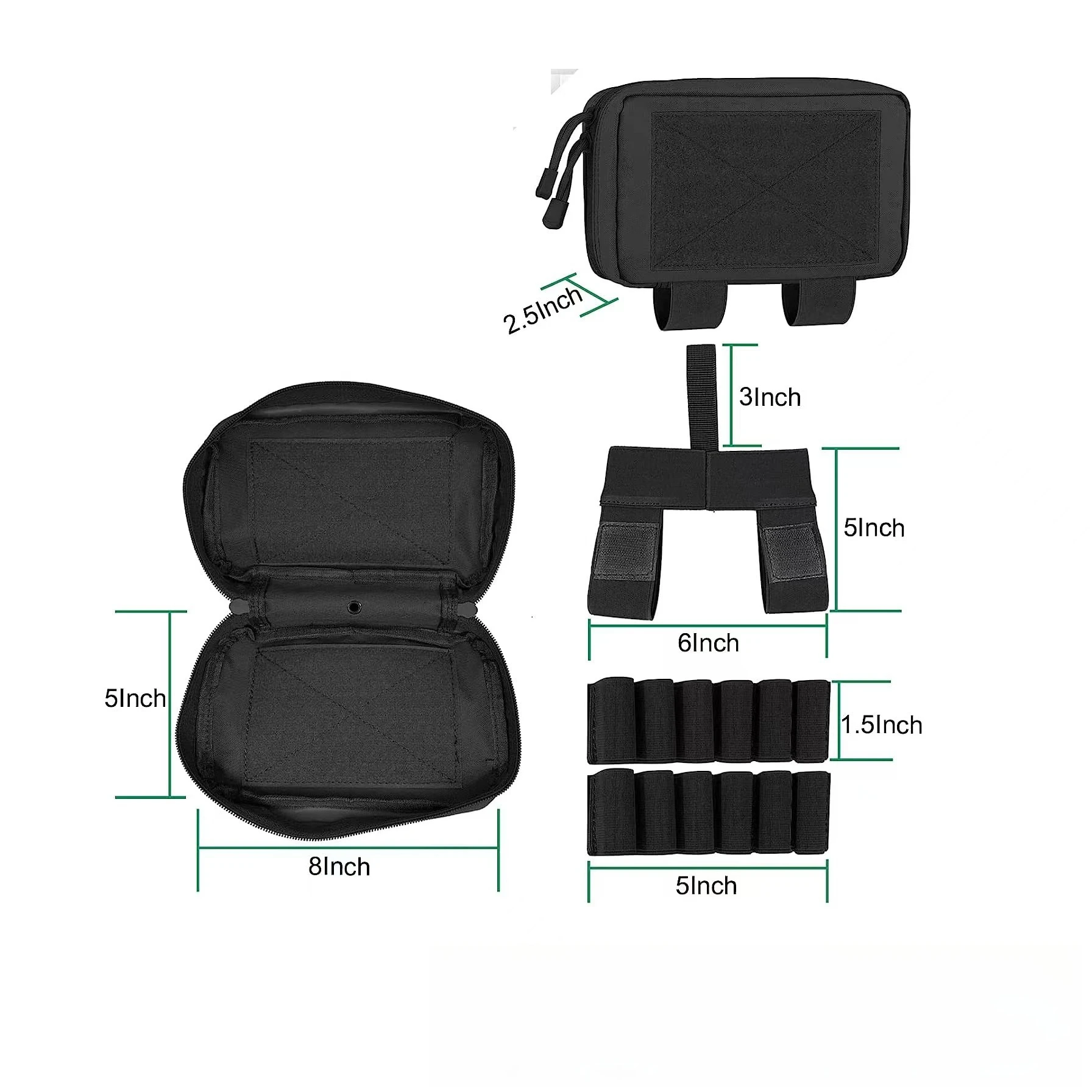 Botiquín de primeros auxilios médico táctico multifuncional, impermeable, bolsa organizadora, paquete Molle EMT, torniquete de fijación, Kits de herramientas para exteriores - imagen 2