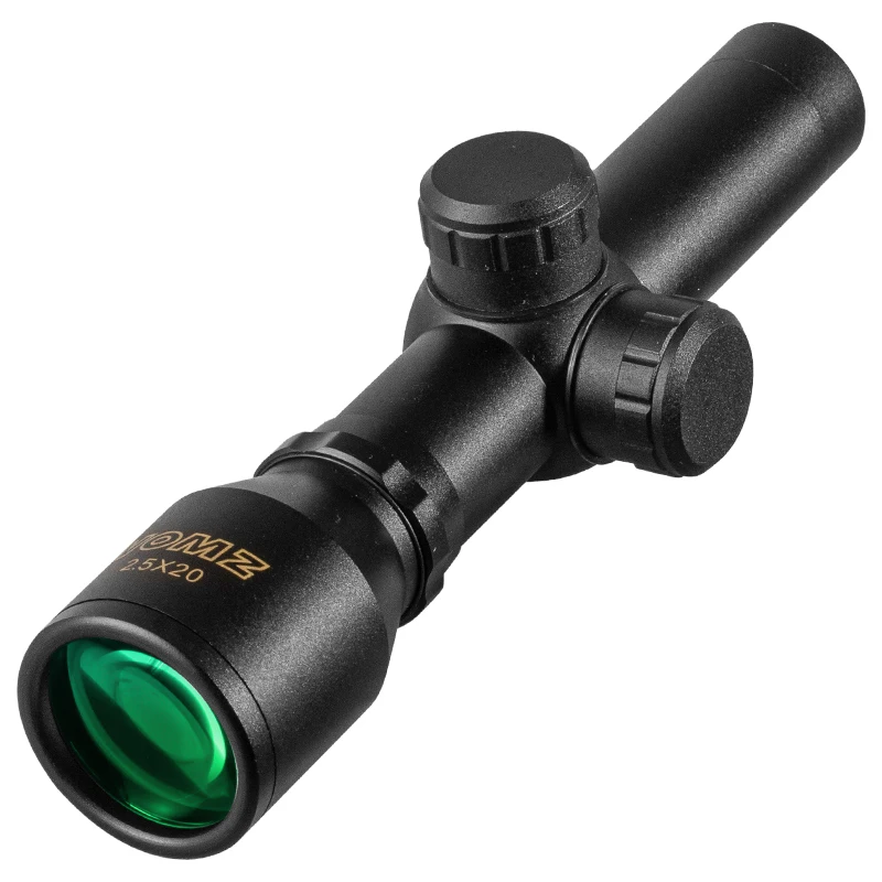 VOMZ-mira de 2,5x20, cinco líneas, línea central de caza, punto óptico ajustable, mira táctica para caza, retícula, francotirador, mira óptica para Rifle - imagen 2