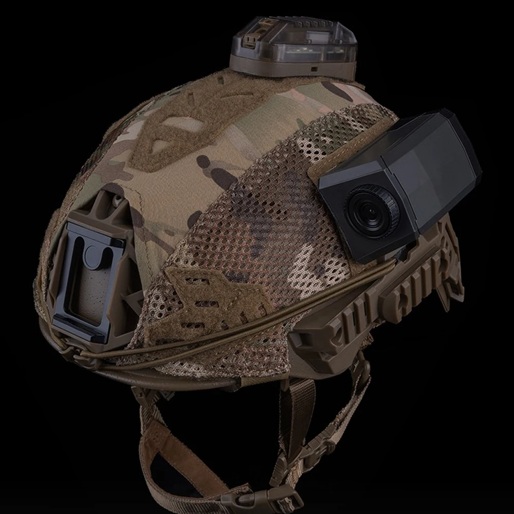 Cubierta táctica para casco Airsoft para equipo Wendy, casco de camuflaje de nailon 500D, accesorios para casco de caza y tiro - imagen 2