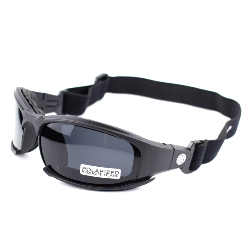 Gafas universales para motocicleta, gafas de sol polarizadas para protección ocular, gafas de Moto a prueba de viento UV400, lentes transparentes antiniebla - imagen 2