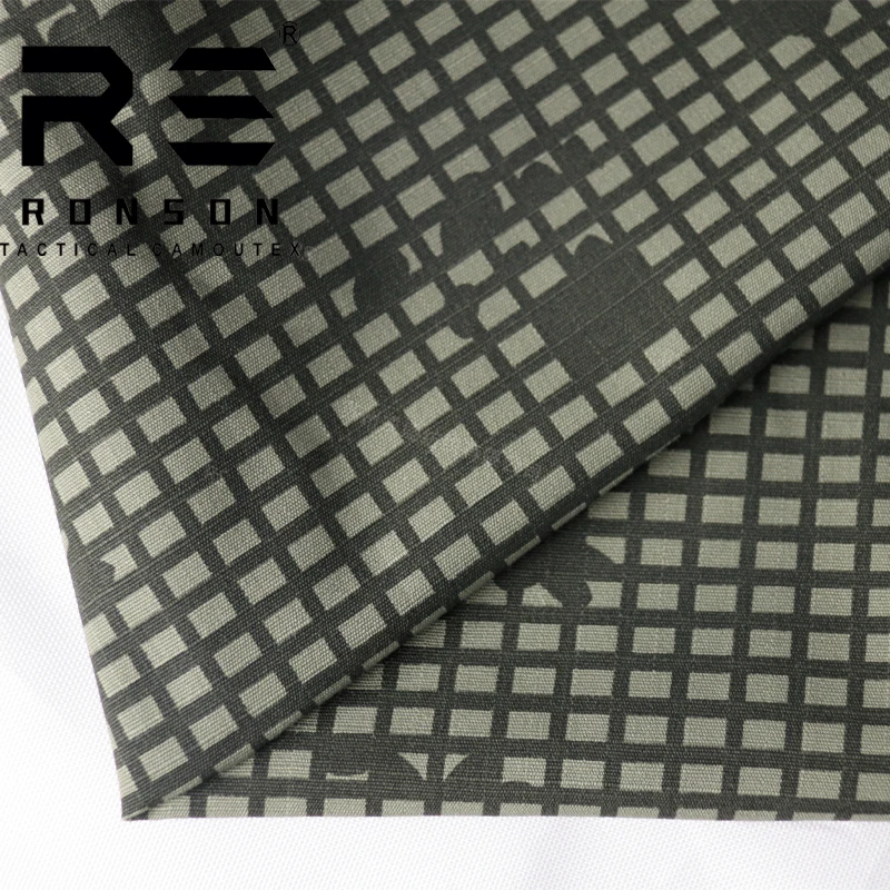 1,5 M X1 M DIY Nylon Plaid noche camuflaje tela transpirable - imagen 3