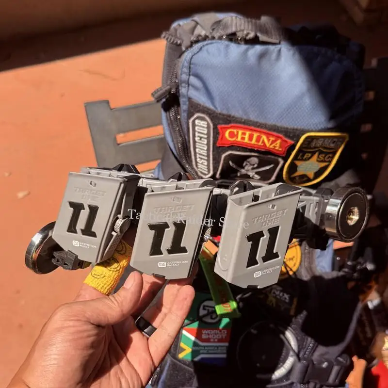 T1 funda táctica de cuero para tiro rápido doble mano - imagen 2