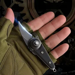 Navaja plegable tipo llavero para camping y corte al aire libre