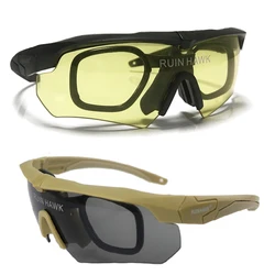 Gafas tácticas polarizadas militares protectoras para tiro, outdoor