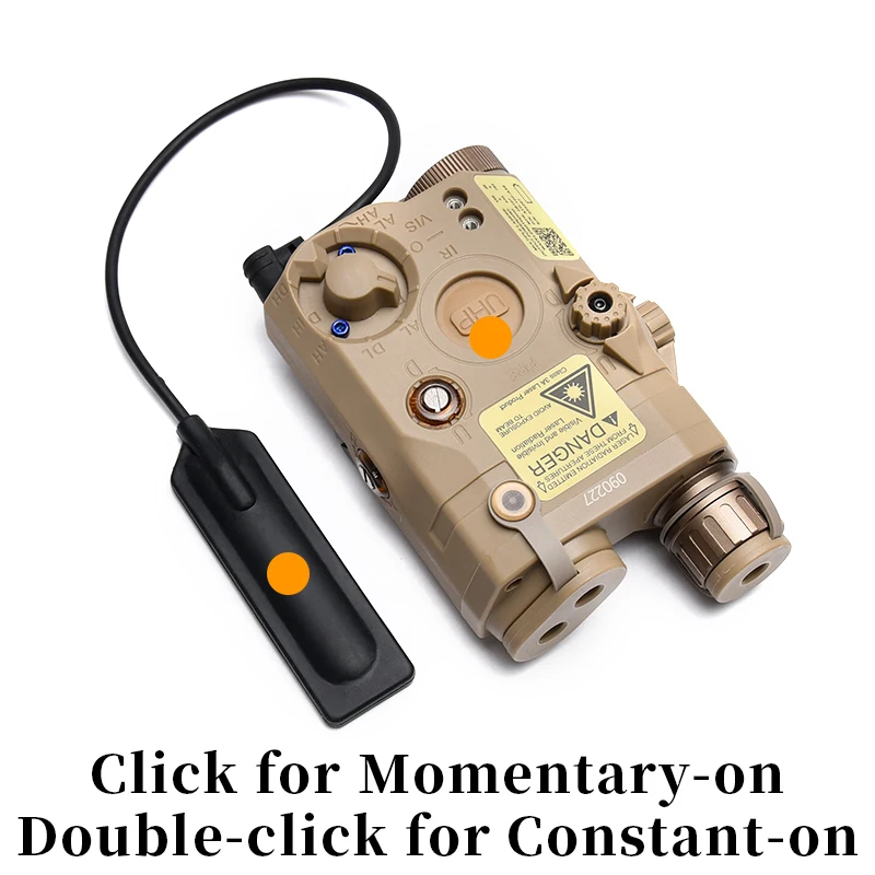 PEQ-15 para airsoft: linterna táctica láser IR estroboscópica - imagen 5