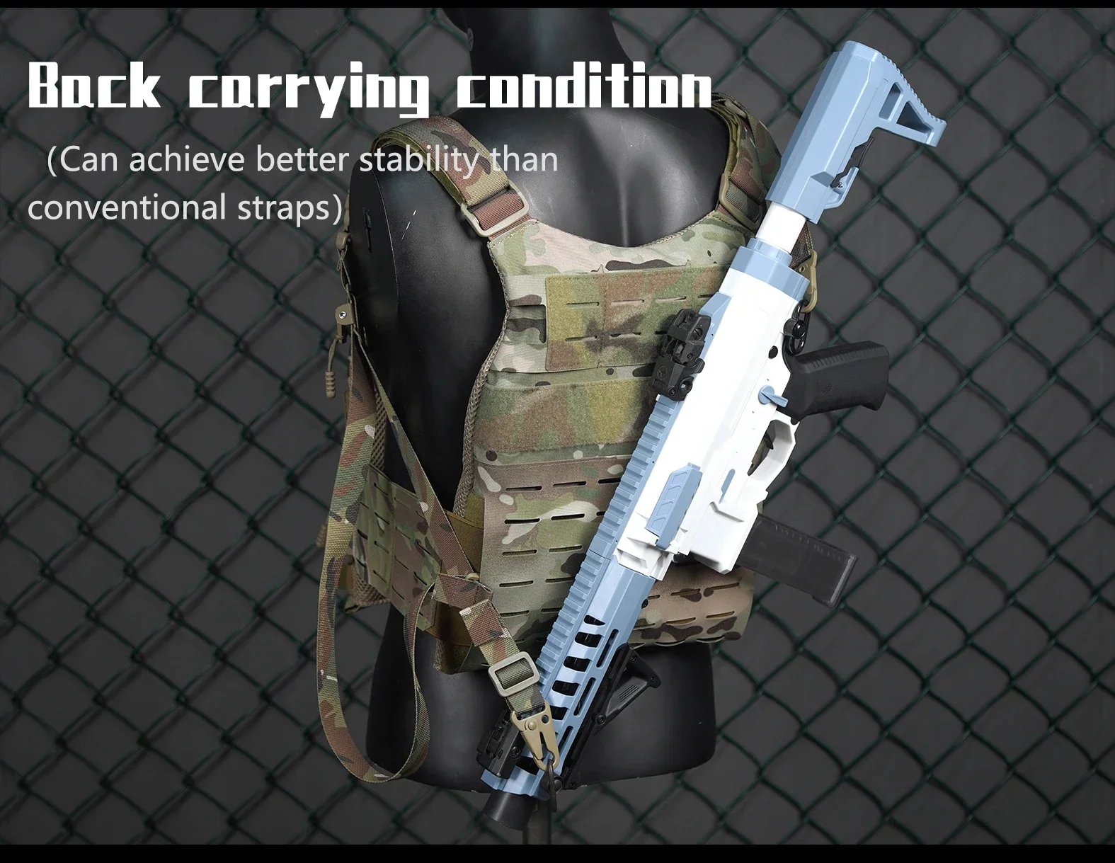 Dmgear Airsoft X Slingster Mk2 Gun Sling 2 puntos Rifle Sling accesorios de caza equipo táctico equipo Airsoft Camping al aire libre - imagen 4