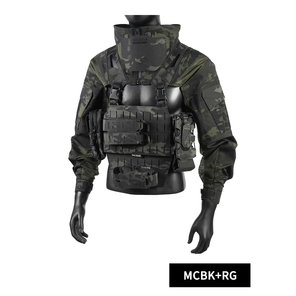 DMGear chaqueta de combate táctica manga larga con bolsillo magnético - imagen 3
