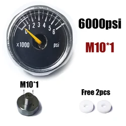 Manómetro Mini HPA 1 pulgada regulador buceo – Rosca M10 M8