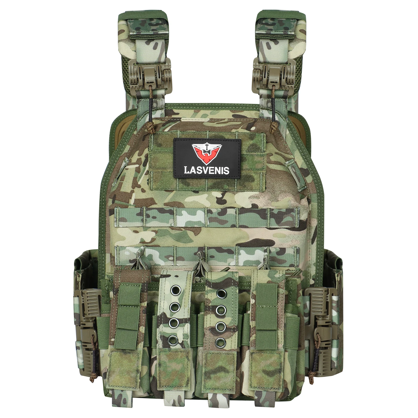 Chaleco táctico Chaleco de combate de entrenamiento Chaleco táctico Molle Chaleco táctico de liberación rápida bolsa de caza Chaleco de caza portador de placa - imagen 3