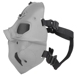 Máscara táctica integral con casco y capucha – Airsoft Paintball