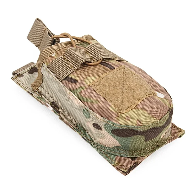 Bolsa táctica Molle individual para revistas de 7,62mm para AK47 M4 AR15, bolsa magnética de nailon para Rifle, accesorios de caza, bolsa de herramientas - imagen 4