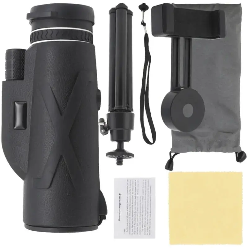 Binoculares HD Bak4 zoom largo alcance portátiles para caza