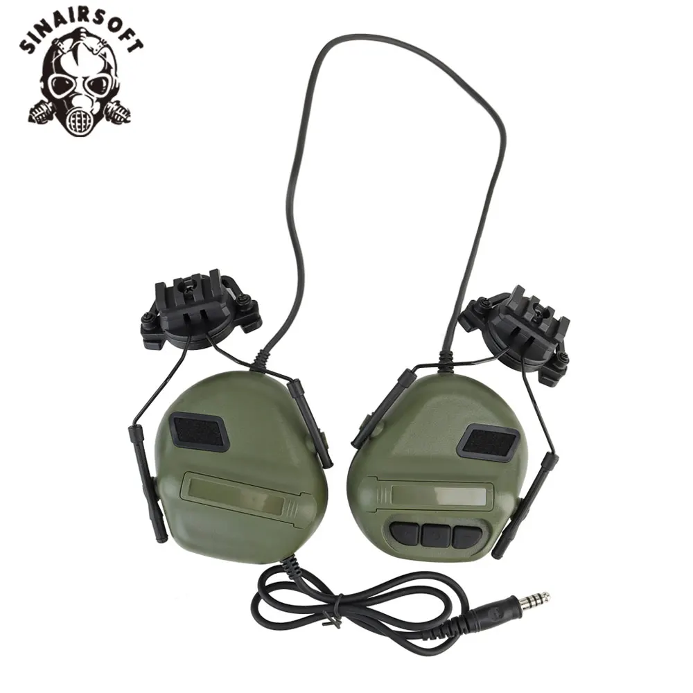 Auriculares tácticos Gen5, auriculares con cancelación de ruido sin selección para casco Militar, auriculares Baofeng Radio PTT, adaptador, auriculares móviles - imagen 3