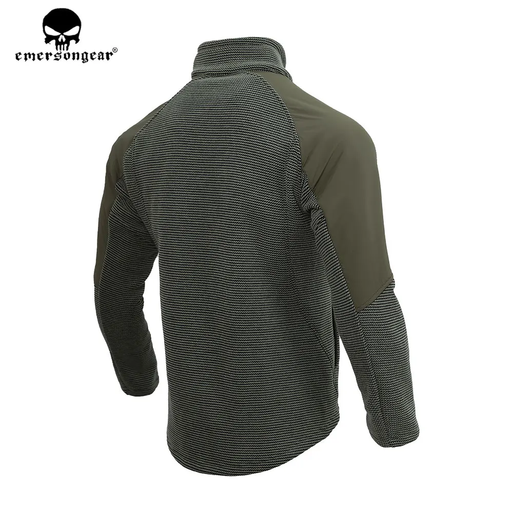 Emersongear-Chaqueta de lana de ante para hombre, cortavientos con cremallera, abrigo cálido para caza, senderismo, prendas de vestir, EMB9593 - imagen 2