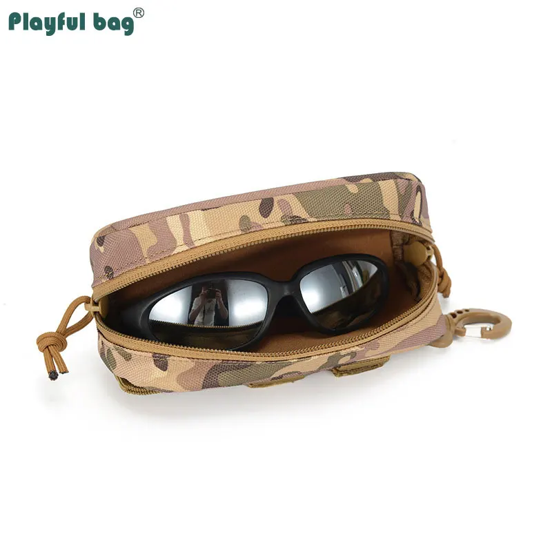 Bolsa para gafas táctica, funda protectora para gafas de sol portátil antiestrés, bolsa para gafas al aire libre AVA207 - imagen 4