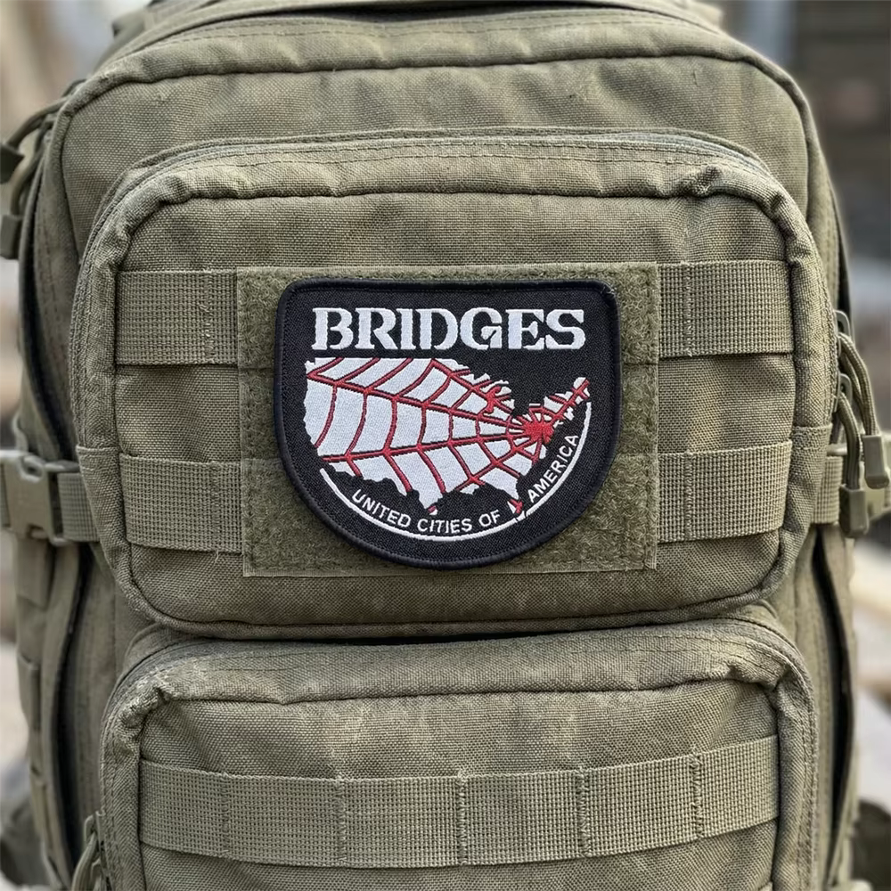 Parche MOLLE bordado Death Stranding adhesivo para mochila táctica - imagen 2