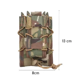 Bolsa táctica doble cargadores 5,56 9mm compatible AK M4 AR15 caza