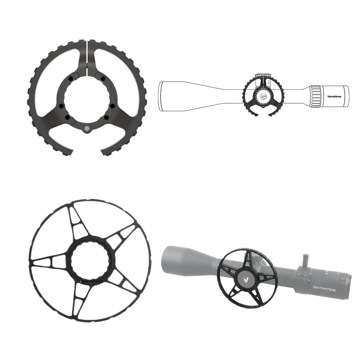 Victoptics descuentos en tiempo imitado accesorios de punto rojo, adaptadores, acero 98K, soporte de acero Mosin Nagant, cubierta de silicona Bolt Action. - imagen 3