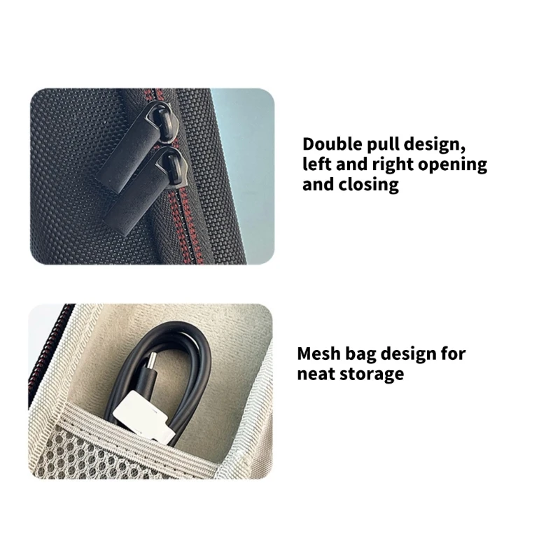 Estuche transporte rígido portátil EVA, bolsa almacenamiento protectora para CUKTECHNo.10 Super Power Rod, estuche - imagen 4