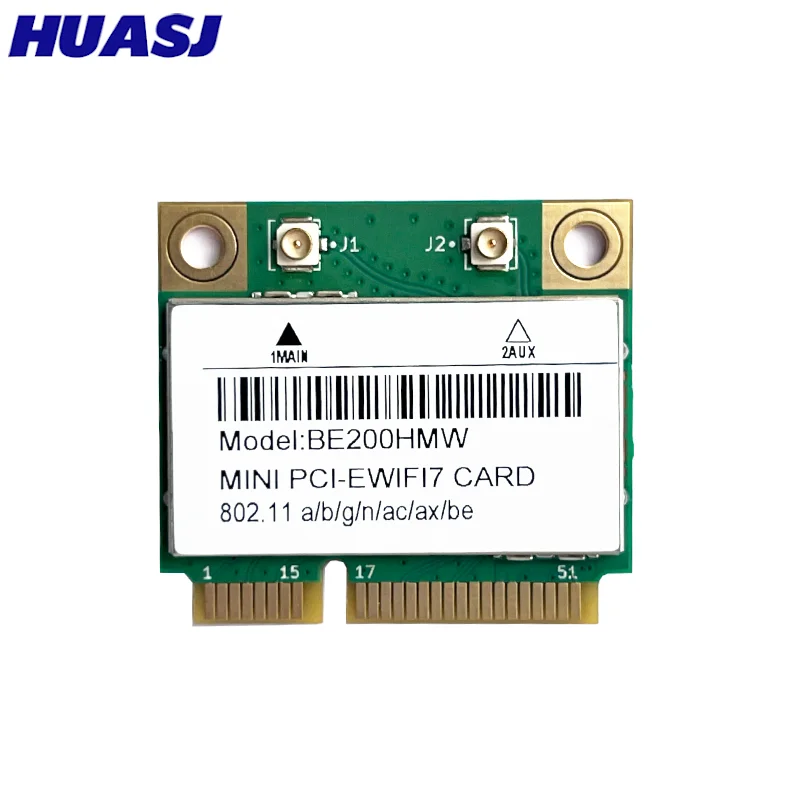 WiFi 7 Mini PCI-E tarjeta WiFi BE200 BE200HMW 8774Mbps 2,4G/5G/6Ghz para Bluetooth 5,4 802.11BE adaptador de red inalámbrico para ordenador portátil - imagen 2