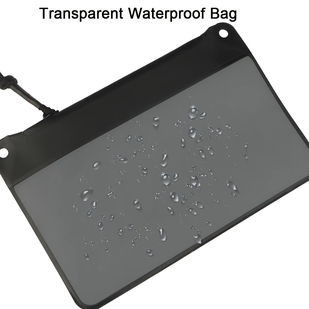 Bolsa impermeable transparente, bolsas de viaje portátiles, bolsa de almacenamiento de pequeña capacidad, herramientas de natación de caza al aire libre plegables - imagen 2