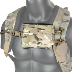 Plataforma táctica MOLLE 3x4 modular para pecho y mochilas