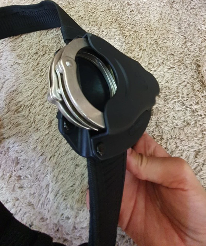 Funda táctica de polímero para ocultar esposas, funda de manáculo, bolsa de transporte para policía, accesorio de caza - imagen 3