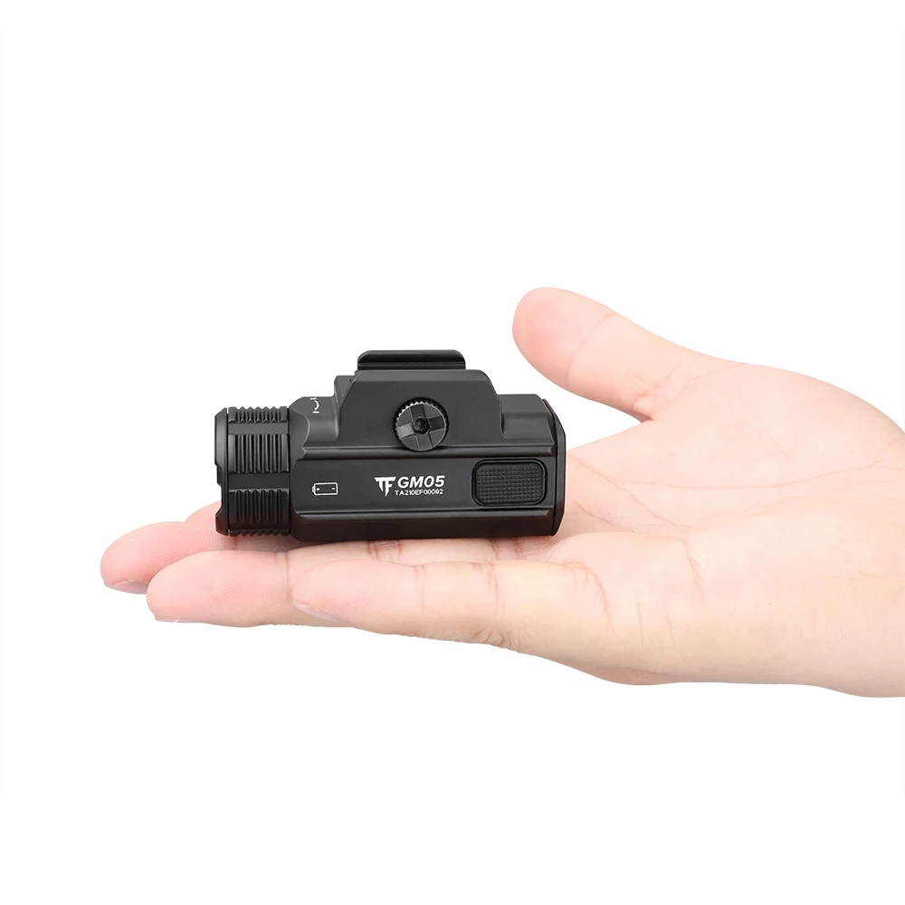 Linternas tácticas Trustfire GM05, linterna LED compacta de liberación rápida de 1050 lúmenes, USB 16340 IP65 para luces de pistola de armas de uso común - imagen 4