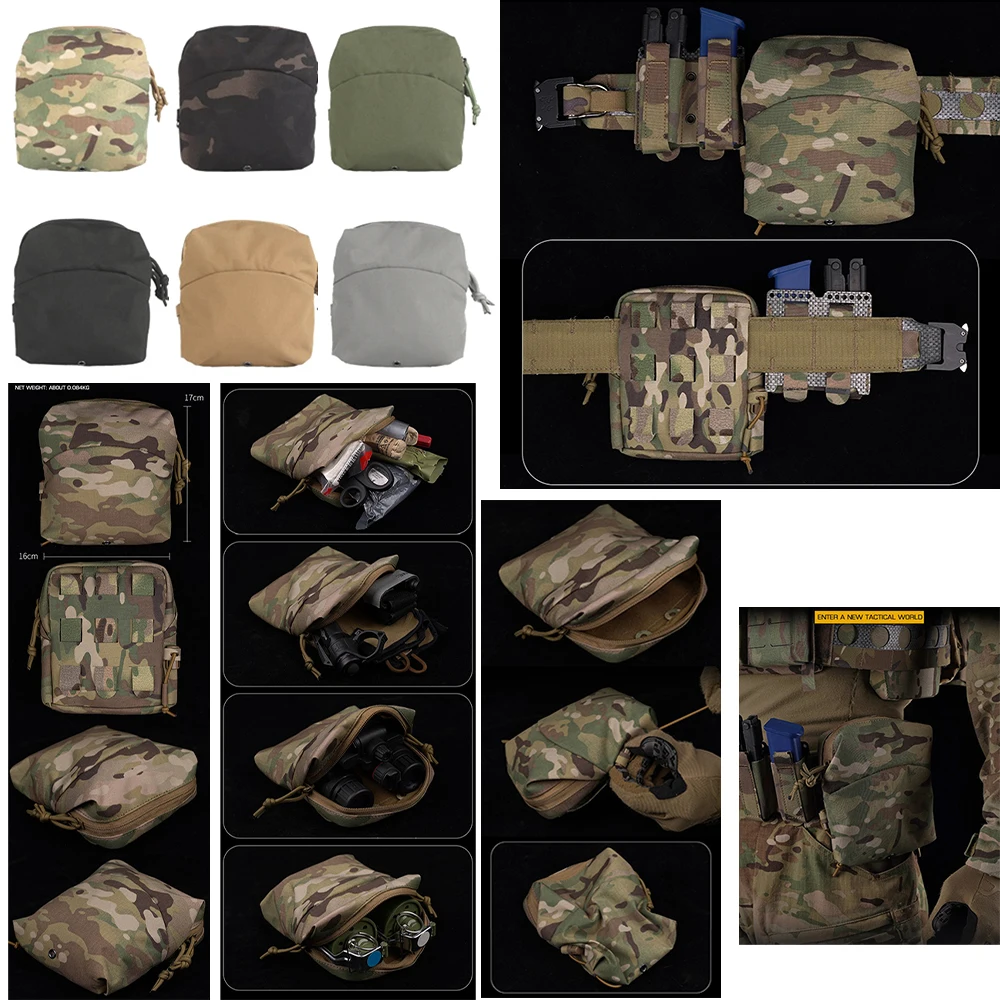 Bolsa táctica MOLLE universal multifuncional interior con bucle - imagen 4