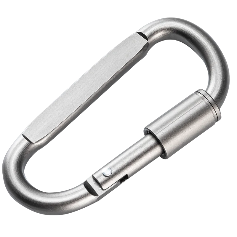 Mosquetón seguro - Sistema de bloqueo