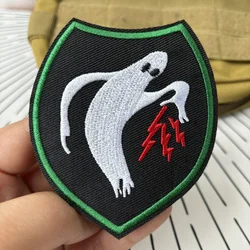 Parche táctico fantasma rayo – Brazalete MOLLE adhesivo
