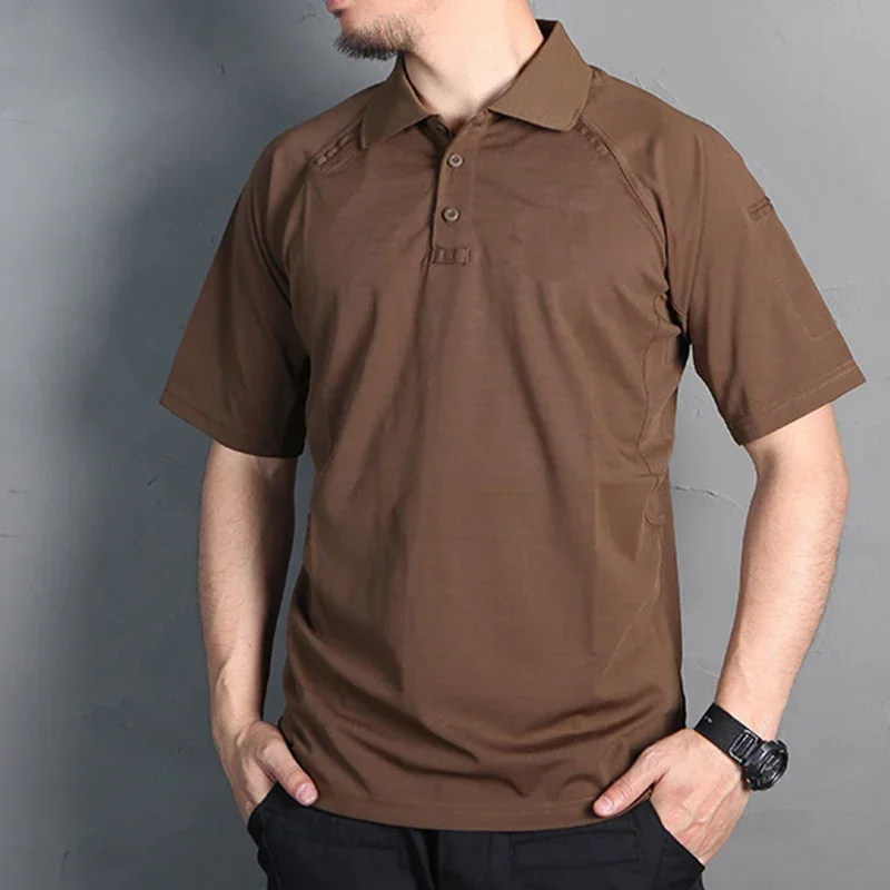 Emersongear Polo de rendimiento, camisetas con logotipo, deportes de viaje, camisa artesanal completa, camiseta de manga corta, deportes al aire libre, Camping, senderismo CB - imagen 3