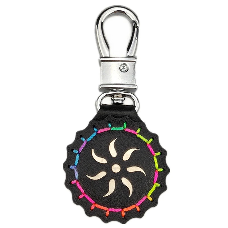 Llavero magnético de 1 piezas, bola de acero con tirachinas para exteriores, decoración colgante - imagen 5