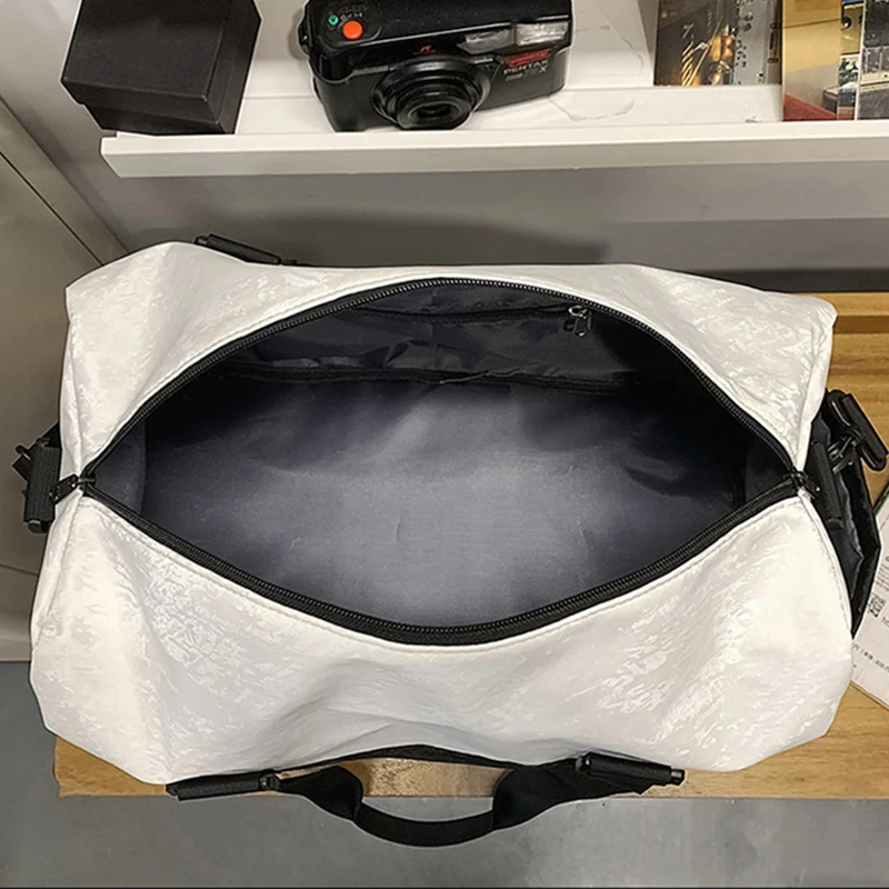 Bolsa de Yoga para gimnasio para mujer, bolsas de lona deportivas húmedas y secas con paquete de zapatos, para senderismo al aire libre, Camping, bolso grande de mano para natación - imagen 4