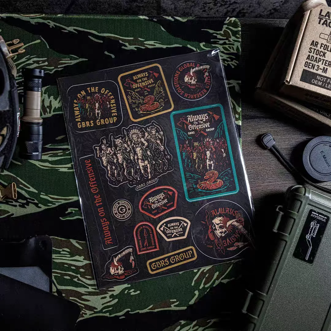 Taktischer Aufkleber für Helm, Notebook, Dekor, Anhänger